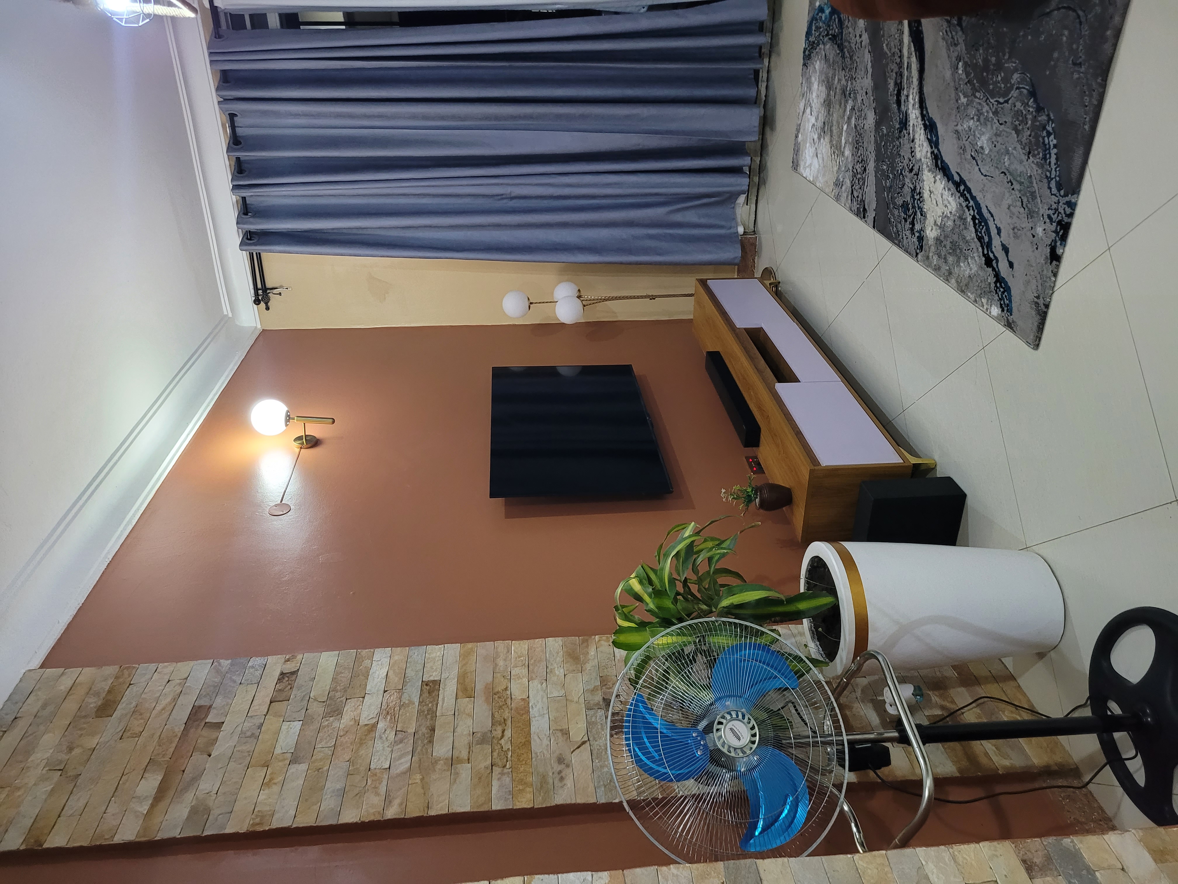 Lounge media wall in Kyanja